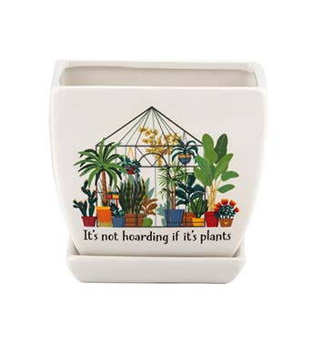 Crazy Square Planter #14289